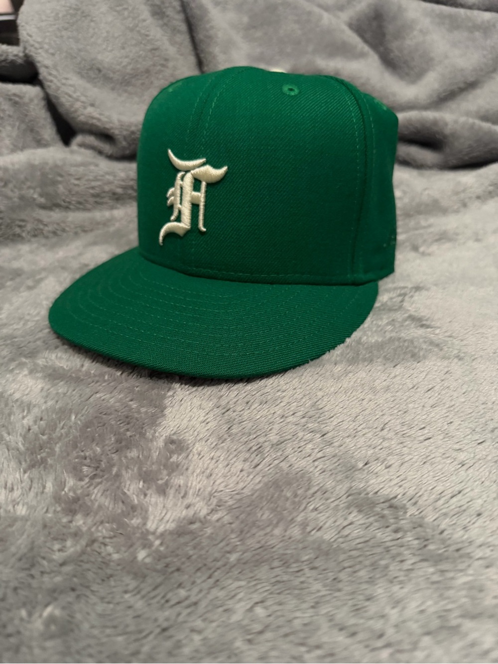 Essentials Fear of God New Era Hat Green Size 7 100% Authentic!